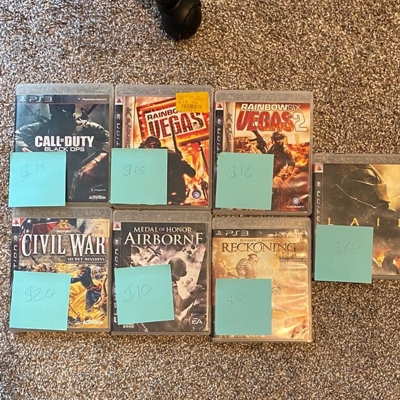 Sony PlayStation 3 pack of 7 games